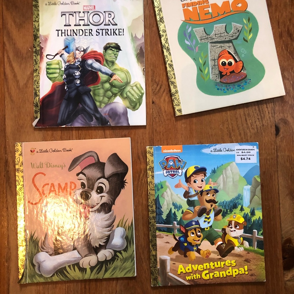 4 Golden books